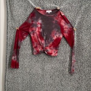 Tie dye crop top